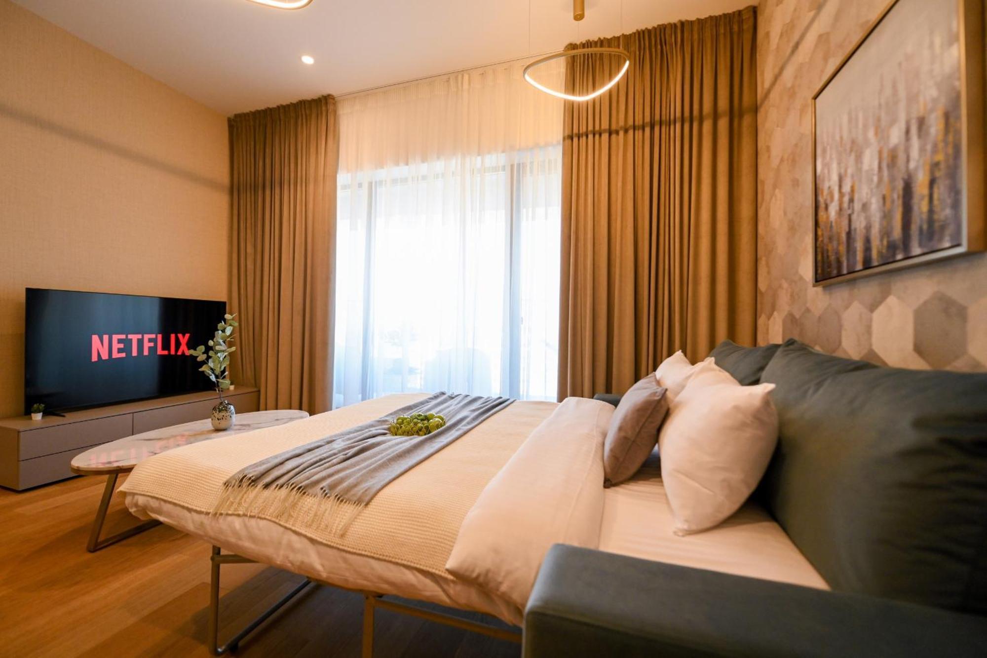 One Verdi Park Exclusive Apartments - Panoramic View & Private Parking Bucureşti Phòng bức ảnh